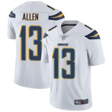 Los Angeles Chargers NFL Football Keenan Allen White Jersey Men Limited 13 Road Vapor Untouchable